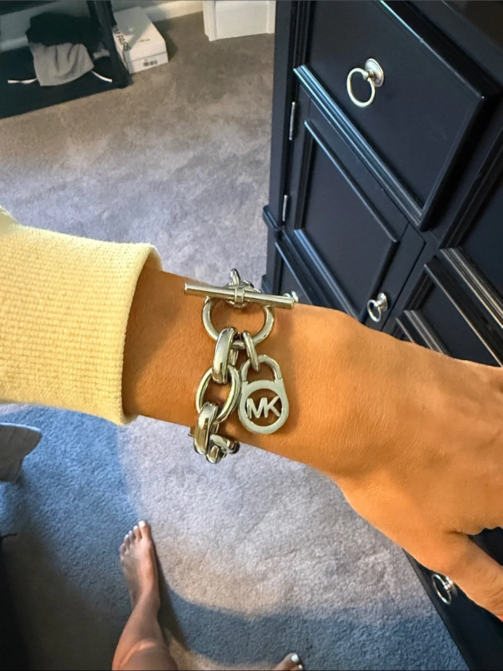 Michael Kors chunky silver